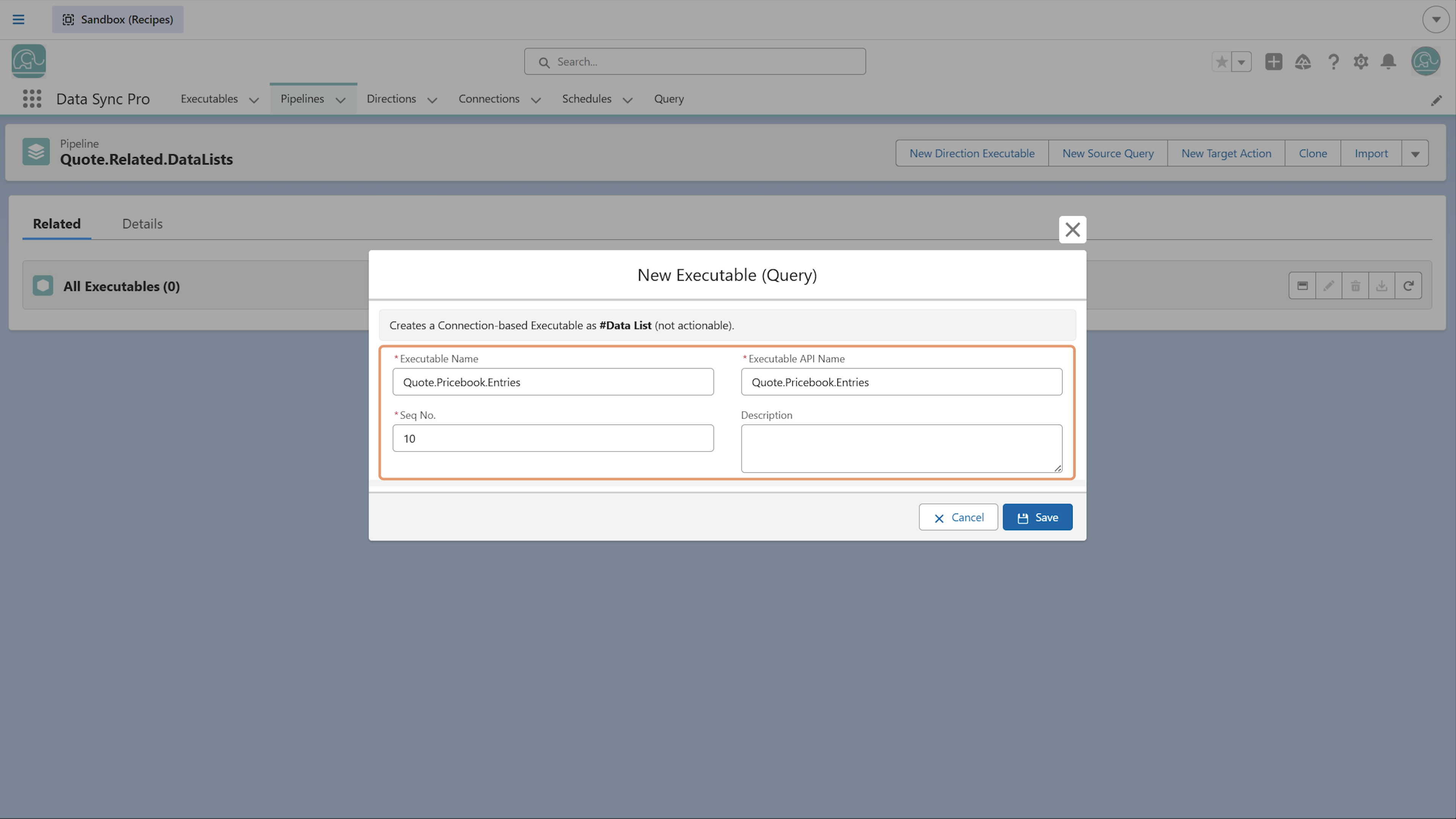 new-executable-quote-pricebook-entries